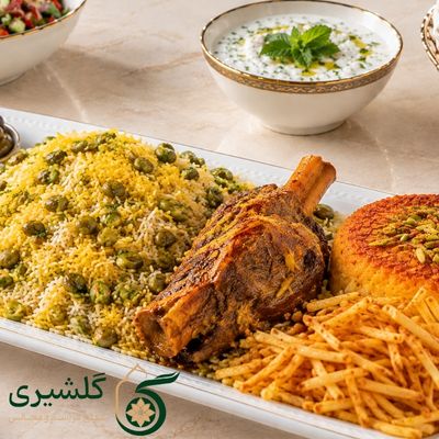 باقالی پلو با ماهیچه بره گلشیری