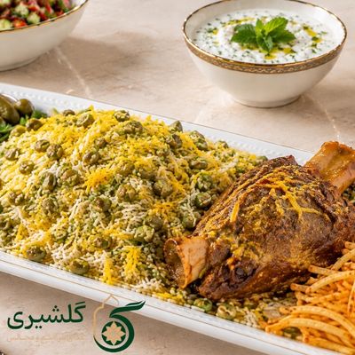 باقالی پلو با گردن بره گلشیری