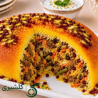 ته چین استانبولی پلو گلشیری