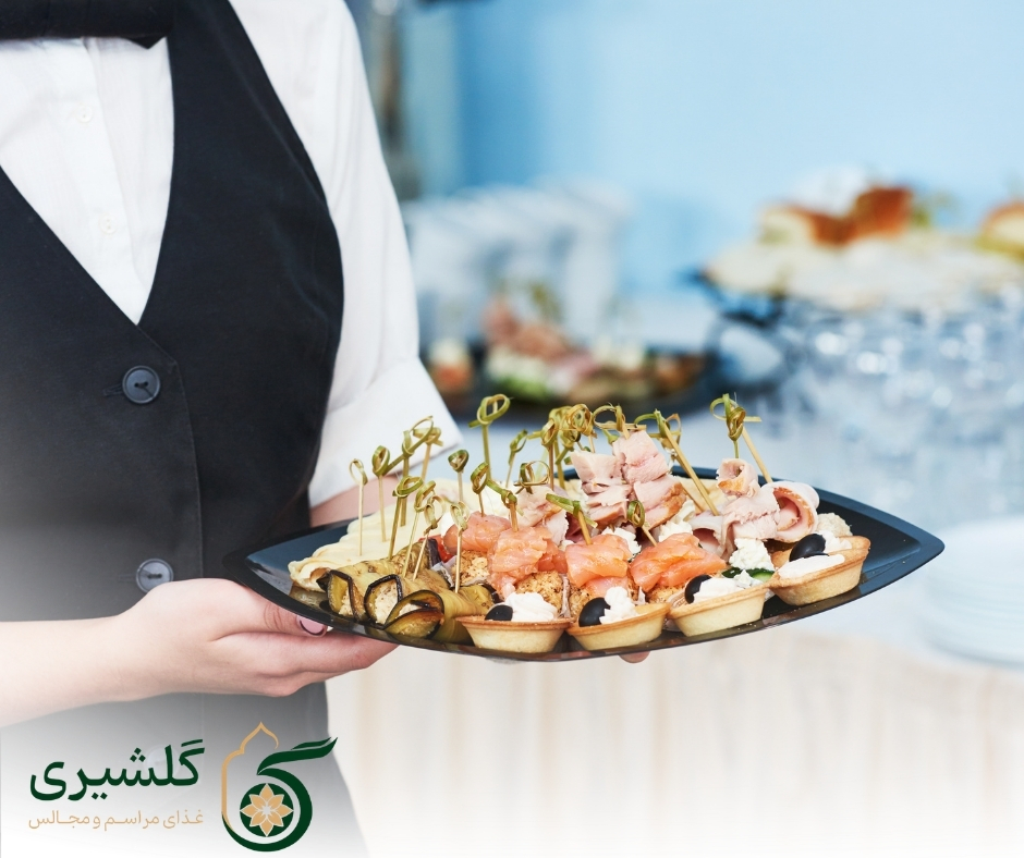 خدمات حضوری کترینگ گلشیری در مراسم عروسی