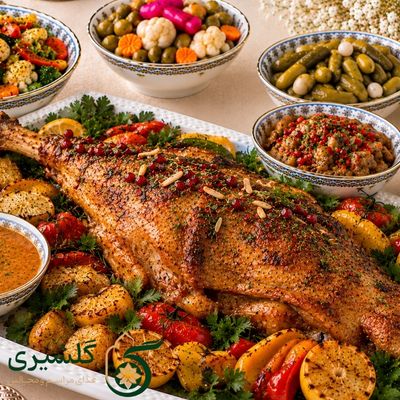 خوراک ژیگو بوقلمون گلشیری