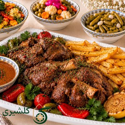 خوراک گردن بره گلشیری