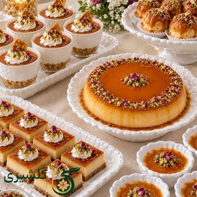 دسرهای کاراملی مجلسی گلشیری