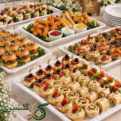 سینی های فینگر فودی متنوع گلشیری