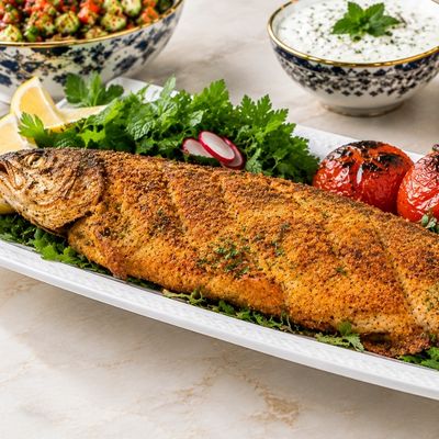 ماهی قزل آلا سوخاری گلشیری