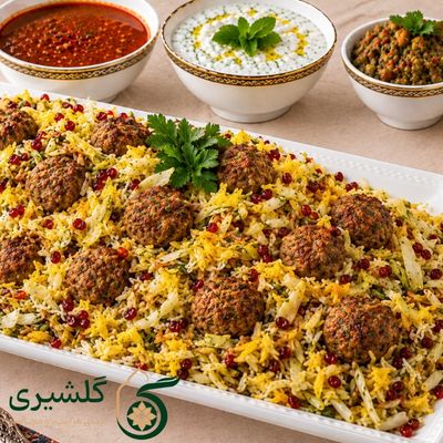 کلم پلو شیرازی گلشیری